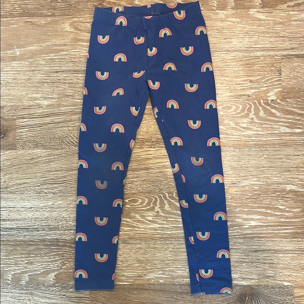 Girls Rainbow Print Leggings size 6/7
